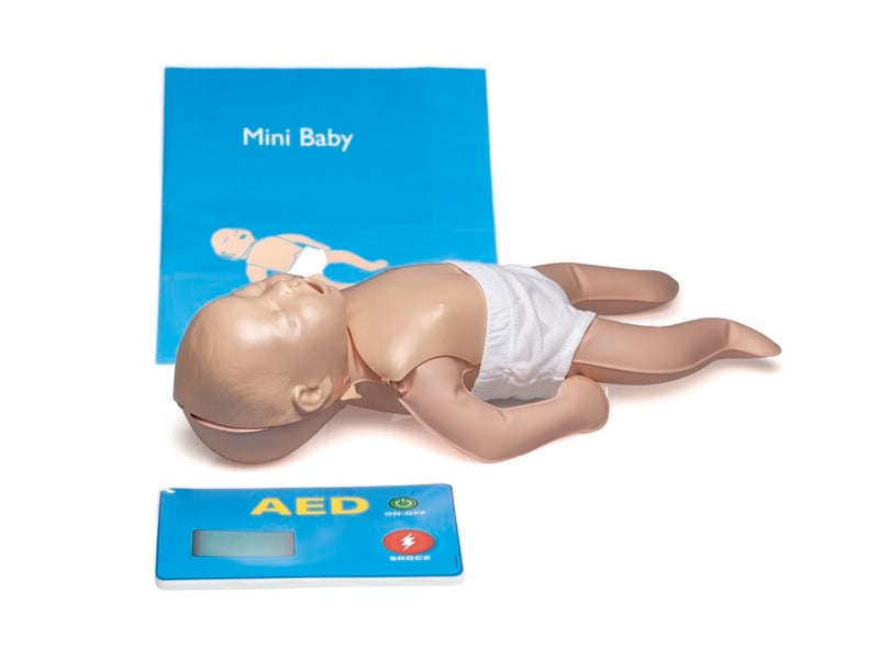 Laerdal Mini Baby Global CPR Kit – Infant Manikin with AED Simulator