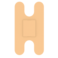Kemp USA 11-033-2400 Fabric Knuckle Bandage 1.5" x 3" (2,400 pcs)