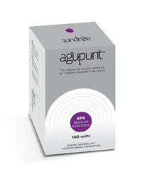 Agupunt APS, Dry Needle, 0.20 x 30 mm Dark Purple tip, Box of 100 — for Dry Needling in Clinical and Institutional Care