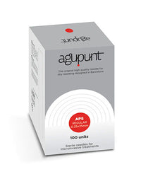 Agupunt APS, Dry Needle, 0.25 x 25 mm, Red tip, Box of 100 — for Dry Needling in Clinical and Institutional Care
