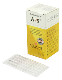 Agupunt APS, Dry Needle, 0.30 x 40 mm, White tip, Box of 100 — for Dry Needling in Clinical and Institutional Care