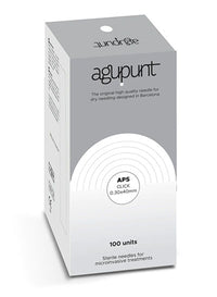 Agupunt APS, Click Dry Needle with Guide Tube, 0.16 x 25 mm, Box of 100 — for Dry Needling in Clinical and Institutional Care