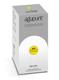 Agupunt APS Superficial Dry Needle, 0.25 x 40 mm, Yellow tip, Box of 100 — for Dry Needling in Clinical and Institutional Care