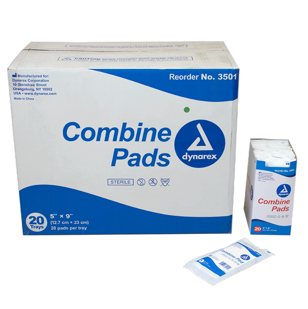 Kemp USA 11-045-5x9-1 Combine Abd Pads, Sterile 5x9 (Single Pad)