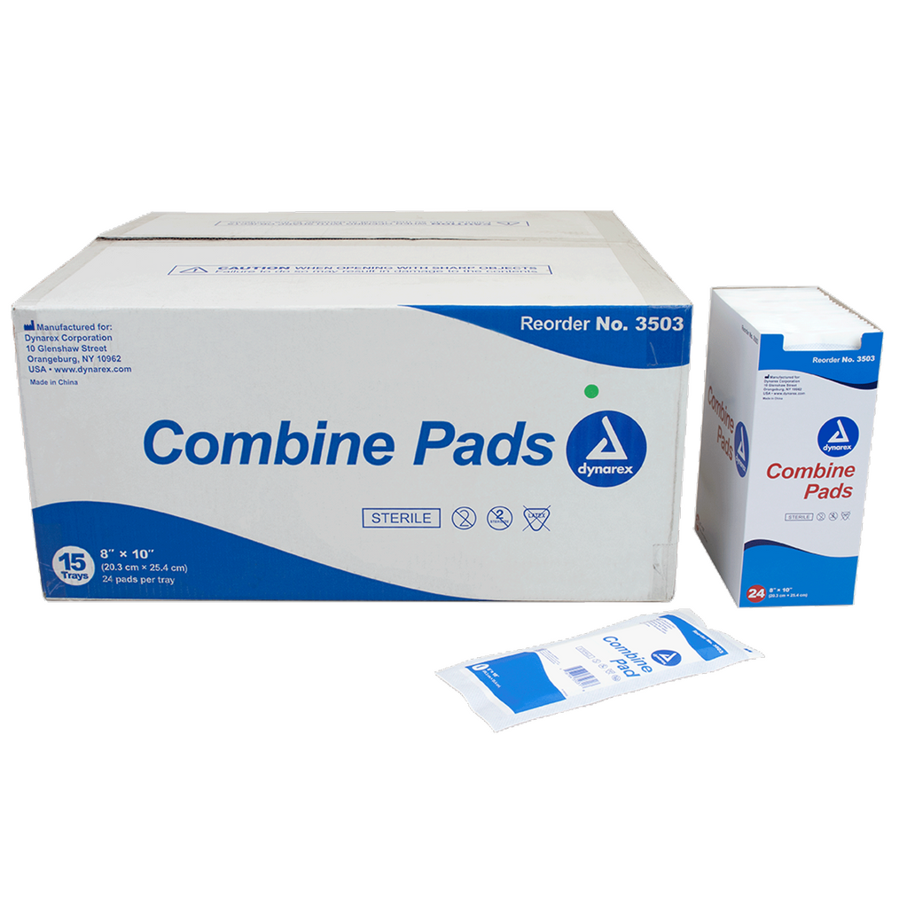 Kemp USA 11-045-8x10-1 Combine Abd Pads, Sterile 8x10 (Single Pad)