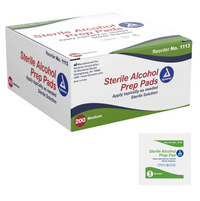 Kemp USA 11-048-2000 Alcohol Prep Pads, Sterile (2,000 pcs)