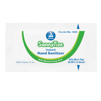 Kemp USA 11-052-144 Instant Hand Sanitizer, 0.9 Gram Packets (144 pcs)
