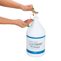 Point Relief ColdSpot Lotion - Gel Pump- 128 oz / 1 gallon — for Topical Pain Relief in Clinical and Institutional Care