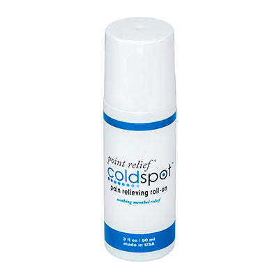 Point Relief ColdSpot Lotion - Roll-on Bottle - 3 oz — for Topical Pain Relief in Clinical and Institutional Care
