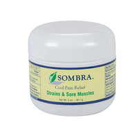 Sombra Cool Pain Relief - Strains and Sore Muscles, 2 oz Jar — for Topical Pain Relief in Clinical and Institutional Care