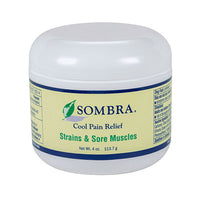 Sombra Cool Pain Relief - Strains and Sore Muscles, 2 oz Jar — for Topical Pain Relief in Clinical and Institutional Care