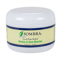 Sombra Cool Pain Relief - Strains and Sore Muscles, 2 oz Jar — for Topical Pain Relief in Clinical and Institutional Care
