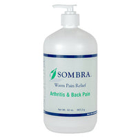 Sombra Warm Pain Relief - Arthritis and Back Pain, 32 oz Pump — for Topical Pain Relief in Clinical and Institutional Care
