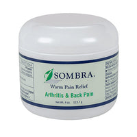 Sombra Warm Pain Relief - Arthritis and Back Pain, 4 oz Jar — for Topical Pain Relief in Clinical and Institutional Care
