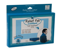 Relief Pak ColdSpot Blue Vinyl Pack - neck contour - 6" x 23" — for Cold Therapy and Pain Relief