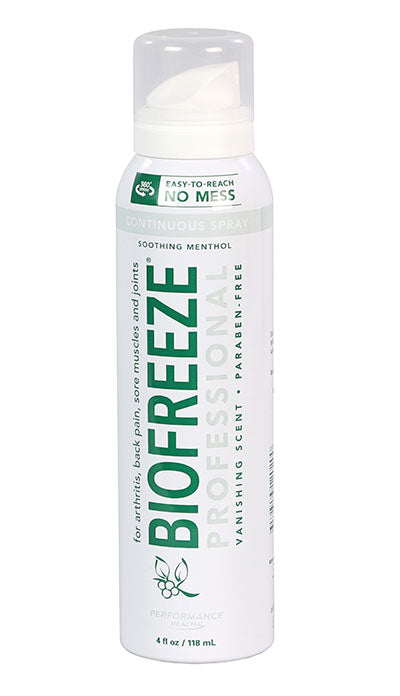 BioFreeze Professional CryoSpray - 4 oz patient size — for Topical Pain Relief in Clinical and Institutional Care