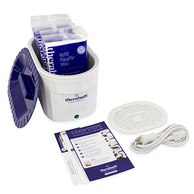 Therabath Professional Paraffin Bath with Paraffin Beads (6 x 1-lb Bags of Wintergreen) — for Paraffin Heat Therapy