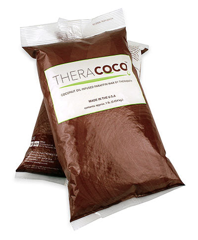 Therabath TheraCOCO Refill Paraffin Wax, 6 x 1-lb Bag, Clearly Coconut — for Paraffin Heat Therapy