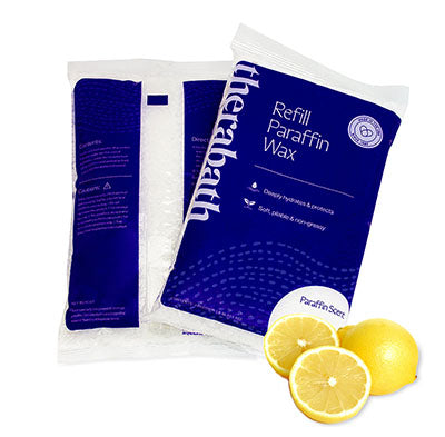Therabath Refill Paraffin Wax, 24 x 1-lb Bags of Beads, Fresh Squeezed Lemon — for Paraffin Heat Therapy