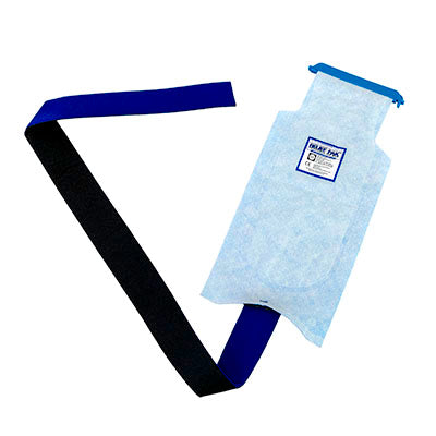 Relief Pak Insulated Ice Bag - Hook/Loop Band - large - 7" x 13" — for Cold Therapy and Pain Relief