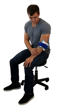 Relief Pak Insulated Ice Bag - Hook/Loop Band - large - 7" x 13" — for Cold Therapy and Pain Relief