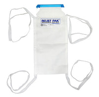 Relief Pak Insulated Ice Bag - Tie Strings - large - 7" x 13" — for Cold Therapy and Pain Relief