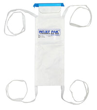 Relief Pak Insulated Ice Bag - Tie Strings - large - 7" x 13" — for Cold Therapy and Pain Relief