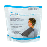Relief Pak ColdSpot Black Urethane Pack - 11" x 14" — for Cold Therapy and Pain Relief