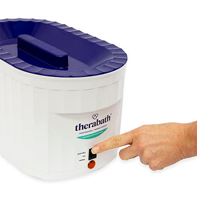 Therabath Adjustable Paraffin Bath with Paraffin Beads (6 x 1-lb Bags of Scent-Free), 220V — for Paraffin Heat Therapy