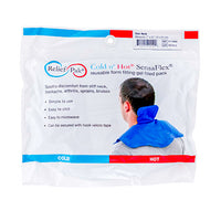 Relief Pak Cold n' Hot SensaFlex Compress, Neck Contour (7" x 22") — for Cold Therapy and Pain Relief