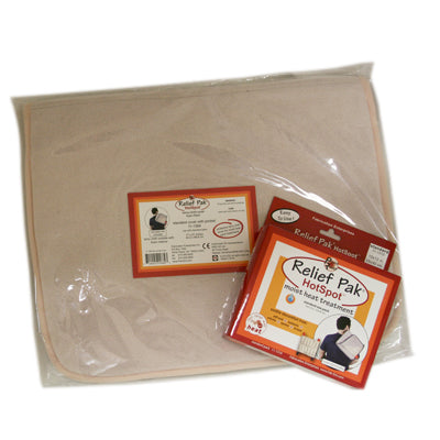 Relief Pak HotSpot Moist Heat Pack and Cover Set - Standard Pack with Terry with Foam-fill Cover - Case of 12 — for Moist Heat Therapy