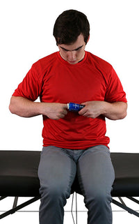 Relief Pak Cold n' Hot Donut Compression Sleeve - finger (for up to 1" circumference) — for Cold Therapy and Pain Relief