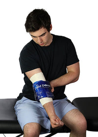 Relief Pak Cold n' Hot Donut Compression Sleeve - medium (for 10" - 15" circumference) — for Cold Therapy and Pain Relief
