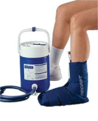 AirCast CryoCuff - Ankle with gravity feed cooler — for Cold Compression in Clinical and Institutional Care