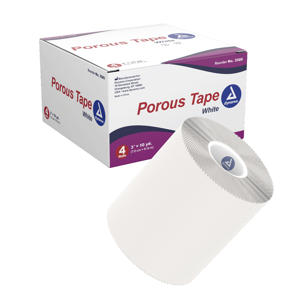 Kemp USA 11-157-3-12 Porous Tape 3" x 10 yd (12 pcs)
