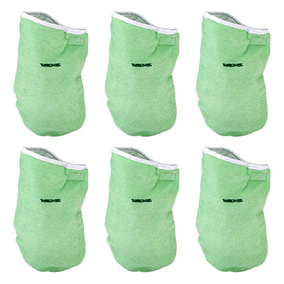WaxWel Paraffin Bath - Accessory Package - 6 Terry Hand Mitts ONLY — for Paraffin Heat Therapy