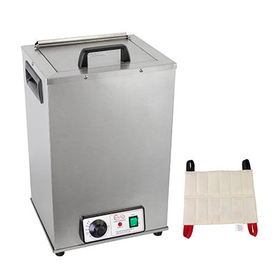 Relief Pak Heating Unit with Metal Top, 4-Pack Capacity, Stationary with (4) Standard Packs, 110V — for Moist Heat Therapy