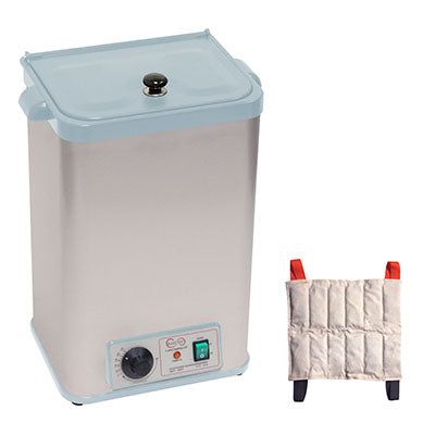 Relief Pak Heating Unit, 4-Pack Capacity, Stationary with (4) Standard Packs, 220V — for Moist Heat Therapy