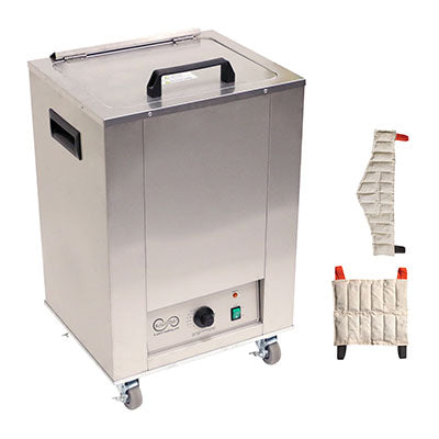Relief Pak Heating Unit, 8-Pack Capacity, Mobile with (4) Standard and (4) Neck Packs, 220V — for Moist Heat Therapy