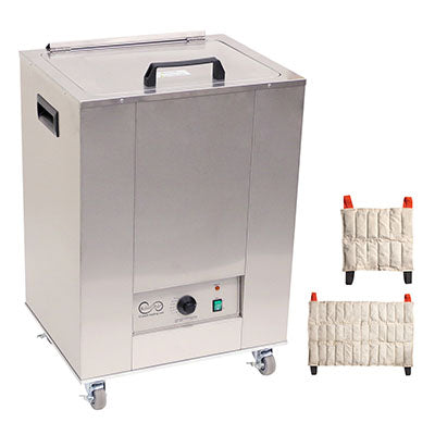 Relief Pak Heating Unit, 12-Pack Capacity, Mobile with (4) Standard and (4) Oversize Packs, 110V — for Moist Heat Therapy