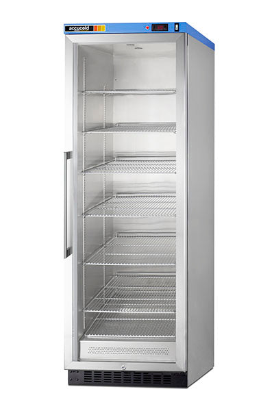 PureTherm by Accucold PureTherm Single Chamber Passive Heating Blanket Warmer, Self-Closing Glass Door, Stainless-Steel, Digital Thermostat, Lock, 12.17 cu.ft. — for Moist Heat Therapy