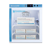 Accucold Compact Vaccine Refrigerator, Tempered Glass Door, 2 Cu.Ft. — for Cold Therapy and Pain Relief