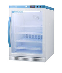 Accucold ADA Height Vaccine Refrigerator, Tempered Glass Door, 6 Cu.Ft. — for Cold Therapy and Pain Relief