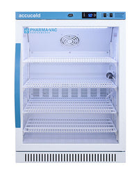 Accucold ADA Height Vaccine Refrigerator, Tempered Glass Door, 6 Cu.Ft. — for Cold Therapy and Pain Relief