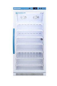 Accucold Upright Vaccine Refrigerator, Tempered Glass Door, 8 Cu.Ft. — for Cold Therapy and Pain Relief