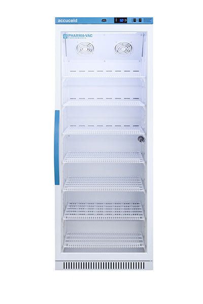 Accucold Upright Vaccine Refrigerator, Tempered Glass Door, 12 Cu.Ft. — for Cold Therapy and Pain Relief