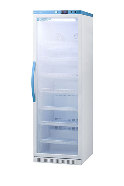 Accucold Upright Vaccine Refrigerator, Tempered Glass Door, 15 Cu.Ft. — for Cold Therapy and Pain Relief