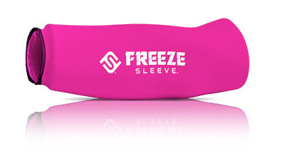 Freeze Sleeve Small, Hot Pink — for Cold Therapy and Pain Relief