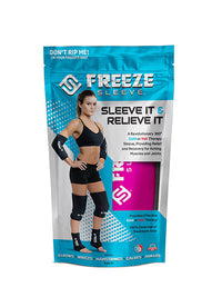 Freeze Sleeve Medium, Hot Pink — for Cold Therapy and Pain Relief