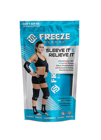 Freeze Sleeve Small, Turquoise — for Cold Therapy and Pain Relief